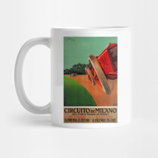 1924 Italian Grand Prix - Vintage Poster Design Mug